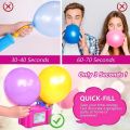 Bizzy Electric balloon pump balloon blowing machine air pump double hole automatic air pump inflatable balloon machine wedding room ba. 