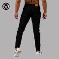 Wraon Black Broken Stretchable Premium Choose Jeans For Men - Fashion | Pants For Men | Men's Wear | Jeans Pants |. 