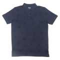 Blue Oxemberg Color Cotton Polo Shirt For Men. 