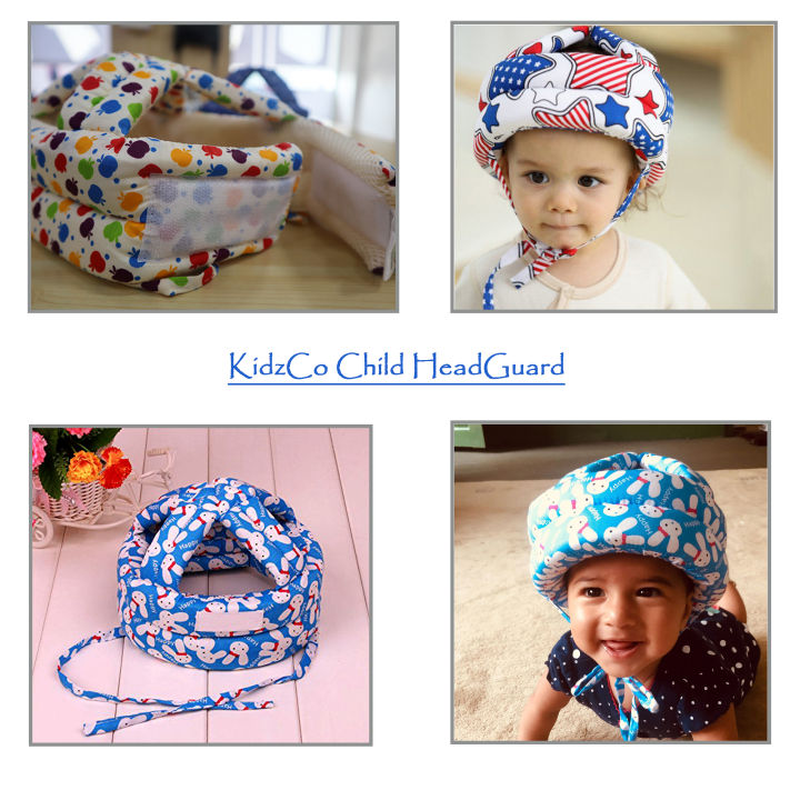 Kidzco Baby Cushion Head Protector With Lace Lock