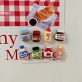 8pcs Personalized 3D Refrigerator Magnets Peanut Butter Durable Fridge Magnets Sticker Drink Bottle Fridge Decoration Home Decor. 