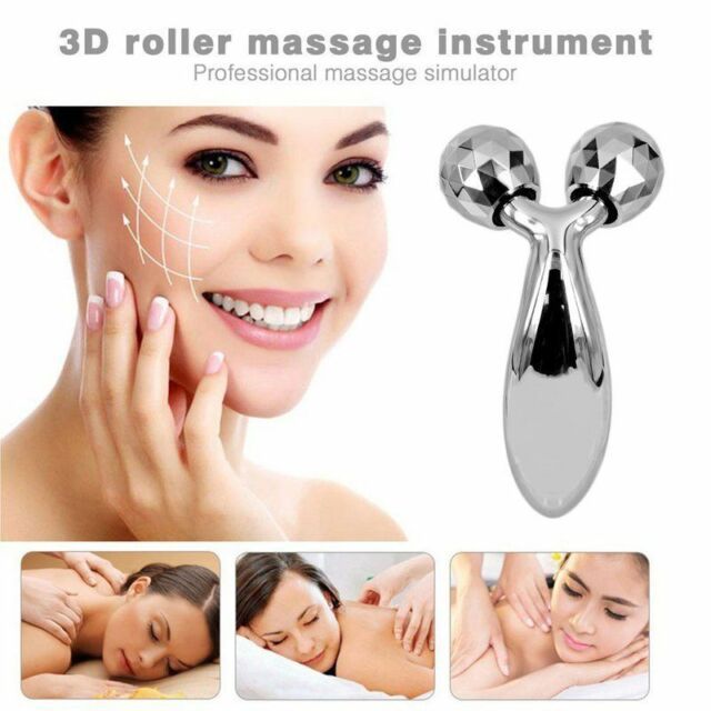 3D Solar Y-Shape Face And Body Massager Roller