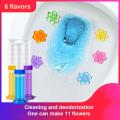 Flower Shaped Toilet Cleaner Gel Deodorant Air Freshener Aromatic Needle Detergent. 