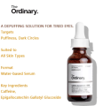 The Ordinary Caffeine 5% + EGCG Depuffing Eye Serum (30ml). 