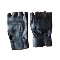 Leather Half Plain Design Gloves For Men. 