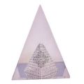 Crystal Pyramid Transparent For Vastu Dosh Nivaran HighQuality Original Transparent Pyramid Showpiece / Figure Good Luck / Statue / Gift Item. 