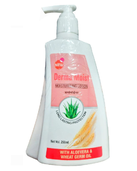 Derma%20Moist%20Moisturising%20Lotion,%20Enriched%20With%20Aloe-Vera%20And%20Wheat%20Germ%20Oil,%20250ml%20-%20Image%202