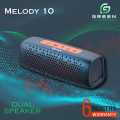 Green Melody-10 | Wireless Bluetooth Speaker | 11 Hours | Dual Speaker | 10 Watt | Mega Bass |  TWS | Battery Percentage Indicator. 