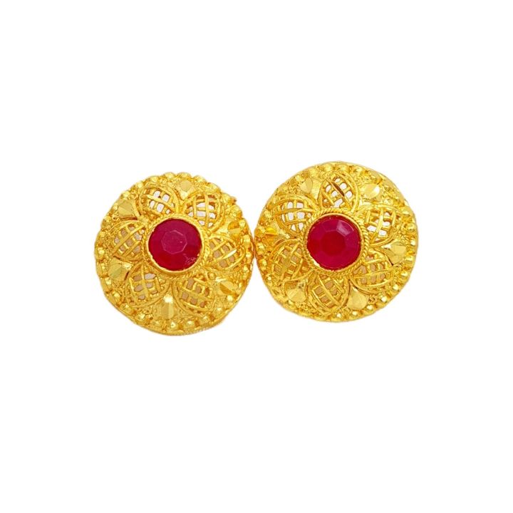 Gold Plated One Pair Top Earring For Women- Daily Use