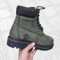 Men's Outdoor Leather Boots – Rugged Lace-Up Timberland Ankle Boots for Hiking, Winter & Daily Wear | 9301. 