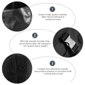 Outdoor 40L 600D Waterproof Oxford Cloth Backpack Bag Black. 