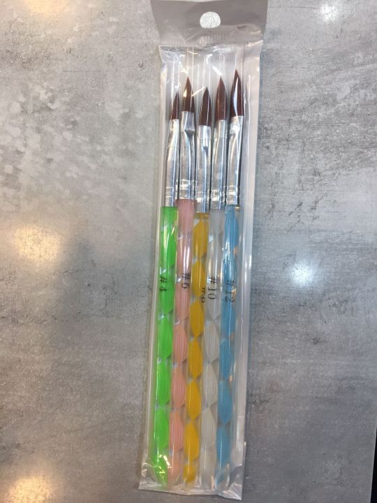 5pcs Acrylic Nail Art Brush Set