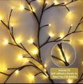 Willow Vine Lights, 8 Flash Model Twinkling Tree with Remote Control Flexible Wall Tree Lights for Living Room Bedroom Decorations, 71 Leds. 