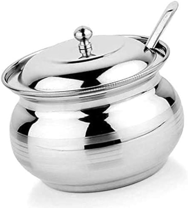 200Ml  Sagun Stainless Steel Ghee Pot/Sugar Pot