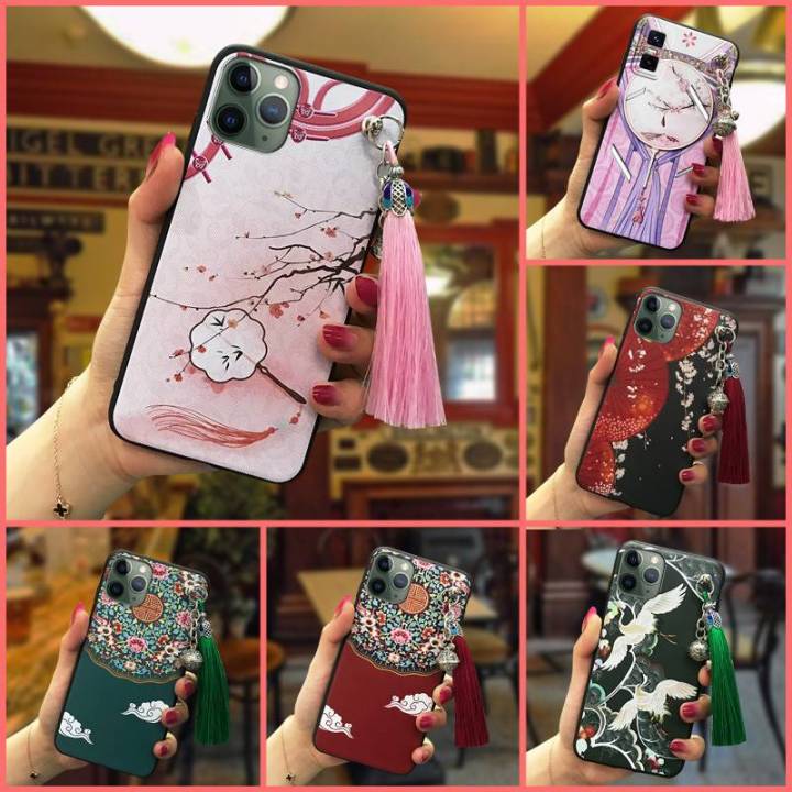 Durable%20Silicone%20Phone%20Case%20For%20infinix%20GT%2030%20Pro/X6873%20Tassel%20Dirt-resistant%20Bell%20Anti-knock%20Waterproof%20Chinese%20Style%20-%20Image%203
