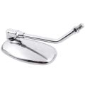 JAERBEE Universal Chrome Motorcycle Motorbike Mirrors for 10mm. 