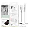 MTK 5A Fast Charging Lighting Cable TB1223 For iPhone 5,6,7,8,X,XR,XS,11,11Pro. 