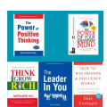 Power Of Positive Thinking + Subconscious Mind  + Think And Grow Rich + The Leader In You + How To Win Friends & Influence People (Self Help Combo). 