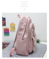 Cute Backpack Women Kawaii School Backpack With Bow Large Capacity New Fashion Trend High School Students. 