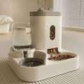 Automatic Feeder Dog Cat Bowl With Water Fountain Large Capacity Food Storage Dispenser Container Puppy Pet Accessories. 