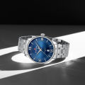 Navi-Force NF 9272S men's quartz calendar watch, characterized by a modern casual style that balances formal elegance with daily durability-S/BE/S. 