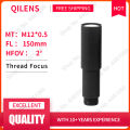 New models on sale QILENS 150mm CCTV camera lens 1/3 Image Format Long Viewing Distance M12 Mount Horizontal View Angle 1.15D Manual Focus. 