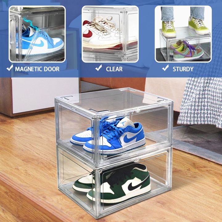 Stackable%20Sneaker%20Storage%20Box%20%E2%80%93%20Foldable%20with%20Magnetic%20Side%20Door%20-%20Image%205