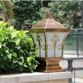 Large And Medium Size Antique Garden Gate Light Outdoor Column Lamp Antirust Waterproof Post / Pillar Table LED Lighting Lamps E27 Decoration Pillar Light By Bijulipasal. 