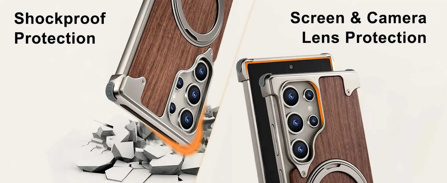 EcoGuard Wood MagSafe Case Samsung