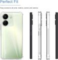 Xiaomi Redmi 13C 4G  Soft Transparent Cover Airsac Shock Proof Shell Case Cover. 