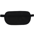 2X Waist Pouch for Passport Money Belt Bag Hidden Security Wallet Black. 