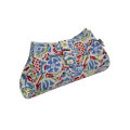 Clutch/ Women Wallet Hand Block Print  White/Blue/Red/Green Color Floral Print. 