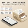 Niimbot Mini Portable Thermal Printer Self-adhesive Label Printer For Stickers Niimbot B21 B1 Label Maker Printer Without Ink. 