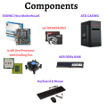 Desktop Computer CPU Set i3 6th Generation, 8GB RAM, 256GB SSD. 