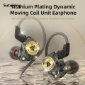 Sutuiying NNBILI QKZ AK3 FiLe Wired Earphone with Microphone HiFi Music Monitor Luxury Bass Headphones Noise Cancelling For Sport Gaming Earbuds. 