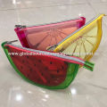 Watermelon shape PVC Waterproof Makeup Bag For Women | Cosmetic Bag. 