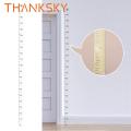 Chart Transparent Height Measurement Wall Sticker 2-Meter Height Waterproof Growth Chart Accurate Without Damaging Walls Measuring Ruler Household. 