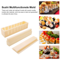 Sushi Maker Rice Mold Japanse Cake Mold Multifunctionele Mould Sushi Making Kit Square Sushi Mold B. 