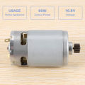 14 Teeth DC Motor 16.8V for Rechargeable Electric Saw Screwdriver. 