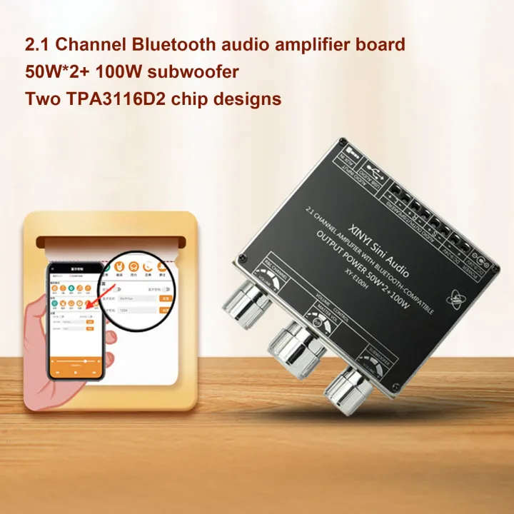 E100H%202.1%20Channel%20Bluetooth%205.1%20Audio%20Amplifier%20Board%20Module%20TPA3116D2%2050Wx2+100W%20High%20Power%20Subwoofer%20Amplifier%20Board%20-%20Image%207