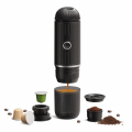 Portable Italian Espresso Machine 2-in-1 Capsule Powder Fast Charge. 