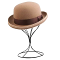 2 Pieces Modern Metal Hat Stands Stable Cap Rack Wigs Holder Hat Display Stand Adult Hat Rack Hat Model Stand Black. 