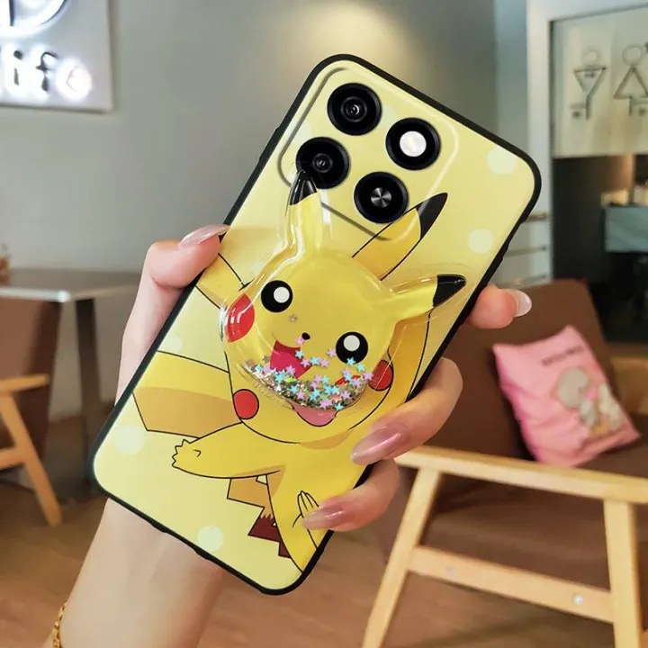 Glitter%20Durable%20Phone%20Case%20For%20ZTE%20Blade%20A35/A55%20Rotatable%20stand%20Soft%20Case%20Back%20Cover%20quicksand%20Fashion%20Design%20cute%20TPU%20-%20Image%2010