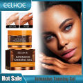Monologuee EELHOE Intensive Tanning Gel Body Face Bronzer Sun Tan Booster Oil Effective Sunbed Tanning Accelerator Body Self Tanning Cream. 
