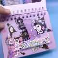 50k Sanrio rollover quicksand foam meteor ball coil book student pocket notebook Kuromi portable book. 