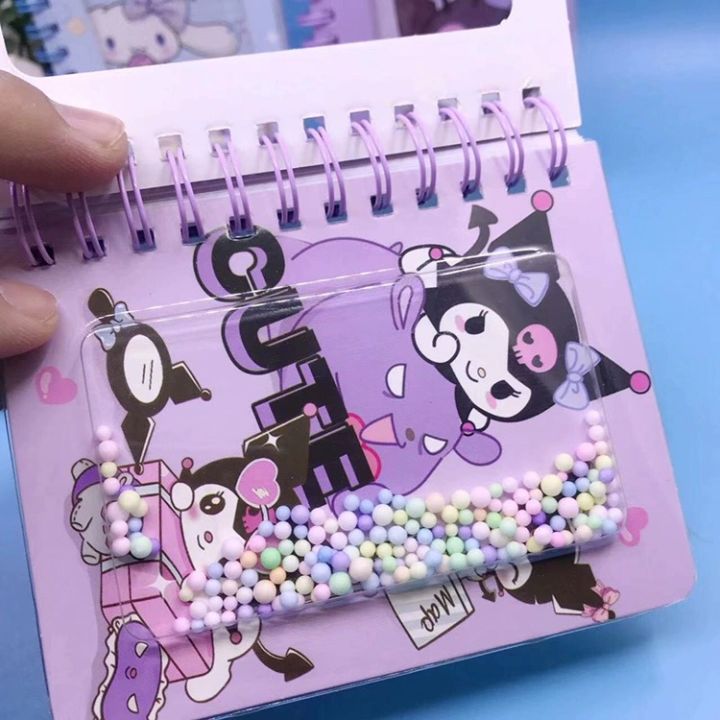 50k%20Sanrio%20rollover%20quicksand%20foam%20meteor%20ball%20coil%20book%20student%20pocket%20notebook%20Kuromi%20portable%20book%20-%20Image%204