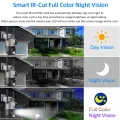 Dual Lens 2MP 4k Outdoor Smart Wifi CC Camera PTZ Control Wireless Home Monitoring CC Camera. 
