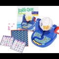 Portable Bingo Games Set - Interactive Toy Family Bingo Game Set,Deluxe Bingo Set with Bingo Cage, Board,70 Bingo Cards, and 5 Red Bingo Chips, Ideal for Large Groups. 