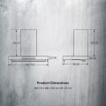 KAFF Chimney | ASHPRO DHC 90 | Filter-Less + Dry Heat Auto Clean Technology | Touch Control Panel with 3 Speed Gesture Control. 