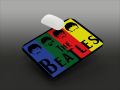 The Beatles Retro Pop Art Mouse Pad. 